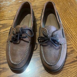 G.H. Bass & Co. Brown Leather Boat Shoes